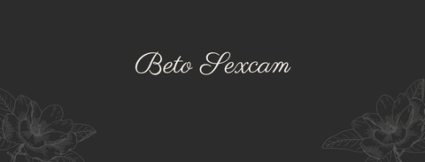 Header of beto_sexcam